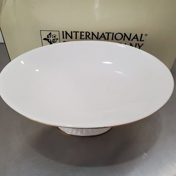 International Silver Co. White Candy Dish Candle - Picture 3 of 9